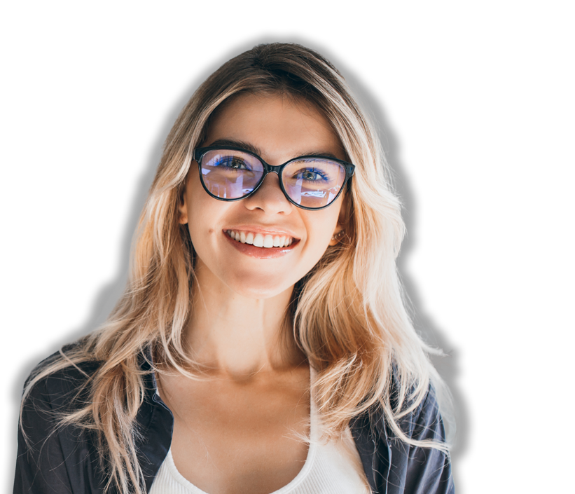 Étudiante souriante représentant l'orientation professionnelle